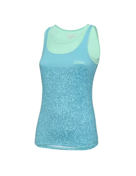 Dotout Top Flash Ice Green – Dames fietstop voor warme dagen