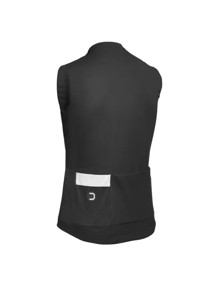 Dotout heren fietsshirt "Tour Sleeveless" Caviar | Licht & Aerodynamisch
