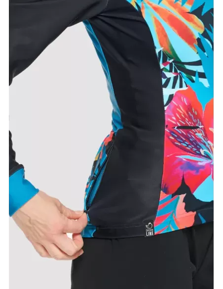 Chicken line Dames Lange mouwen Fietsshirt "Chilly" Hawaii