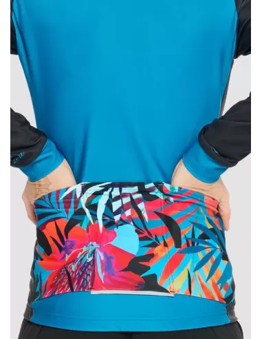 Chicken Line Damen Langarm Radtrikot "Chilly" Hawaii