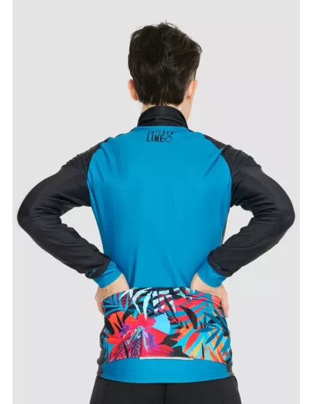 Chicken Line Damen Langarm Radtrikot "Chilly" Hawaii