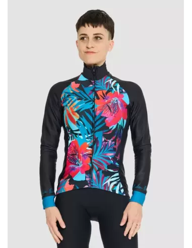 Chicken line Dames Lange mouwen Fietsshirt "Chilly" Hawaii
