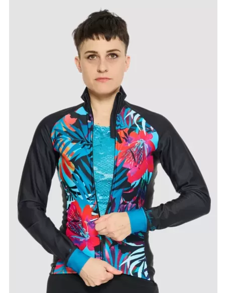 Chicken line Dames Lange mouwen Fietsshirt "Chilly" Hawaii