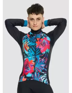 Chicken Line Damen Langarm Radtrikot "Chilly" Hawaii