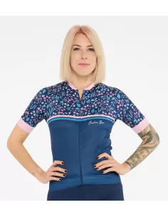 Chicken line Dames Fietsshirt "Glow" Denim