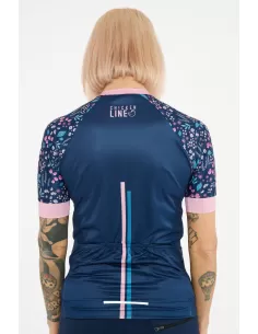 Chicken line Dames Fietsshirt "Glow" Denim 2