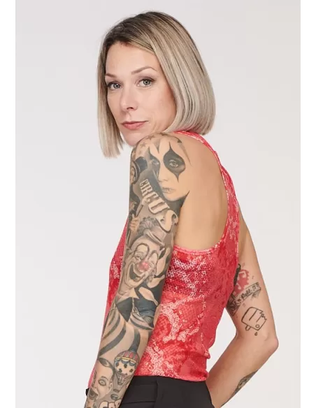 Chicken Line Damen ärmellose Top "Soul" Coral