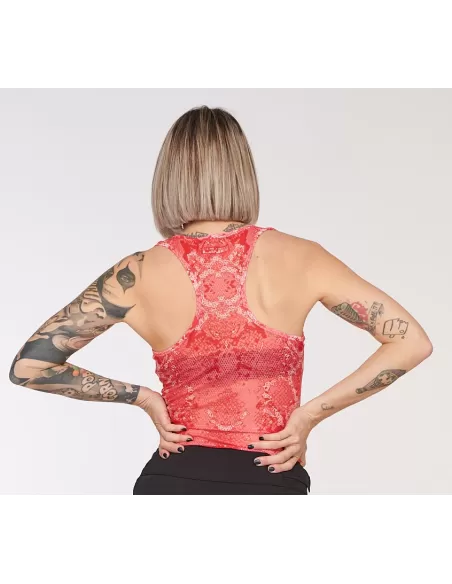Chicken Line Damen ärmellose Top "Soul" Coral