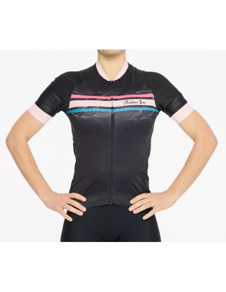 Chicken Line Dames Fietsshirt "Glow" Magnolia Black