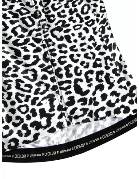 Cycology Dames Reborn Fietsshirt - "Kitty White" van gerecyclede materialen