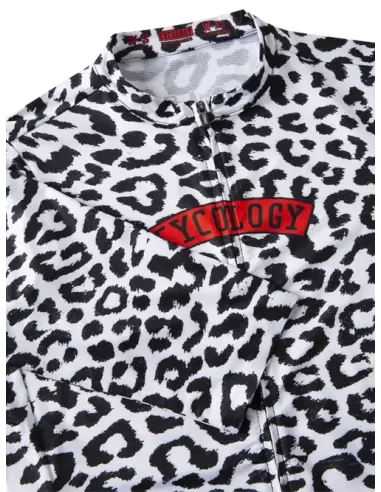 Cycology Dames Reborn Fietsshirt - "Kitty White" van gerecyclede materialen