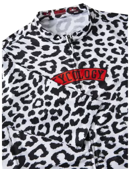 Cycology Dames Reborn Fietsshirt - "Kitty White" van gerecyclede materialen