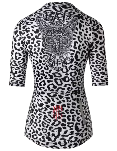 Cycology Dames Reborn Fietsshirt - "Kitty White" van gerecyclede materialen