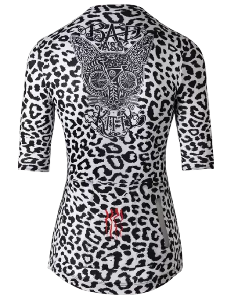 Cycology Dames Reborn Fietsshirt - "Kitty White" van gerecyclede materialen
