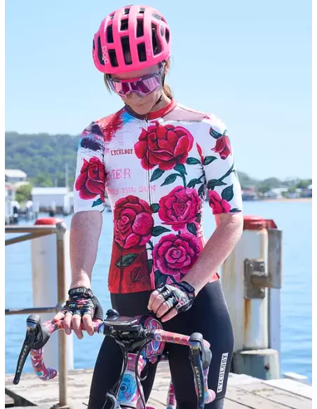 Cycology Dames Reborn Fietsshirt - "Billie" van gerecyclede materialen