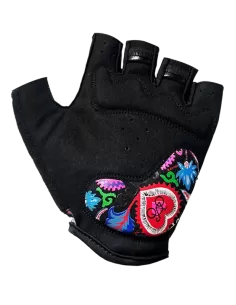 Cycology Cycling Gloves "Secret Garden" Black 2