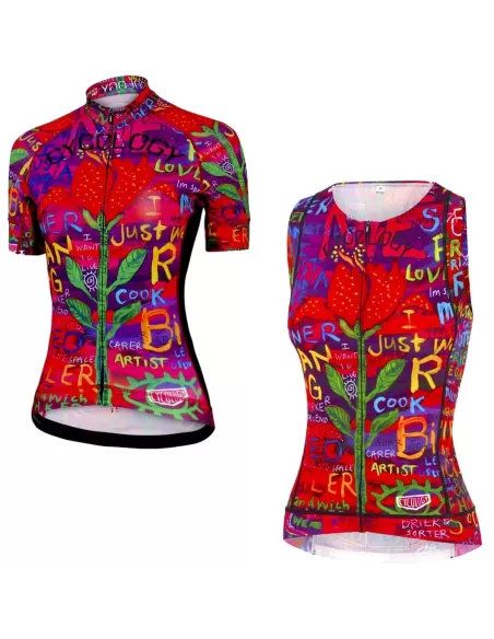 Cycology  - Dames fietskleding set shirts "See Me"