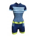  Davanti bikewear Cycling suite "Jill" navy-yellow -  End Of Life
